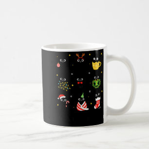 Christmas Black Cats Merry Christmas Cute Holiday  Coffee Mug