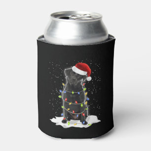Christmas Black Labrador Dog Lover Sweate Shirt An Can Cooler