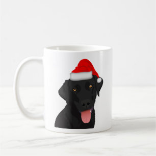 Christmas Black Labrador Retriever Coffee Mug