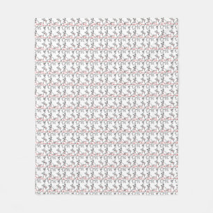 Christmas Blanket Holiday Reindeer Fleece Blanket