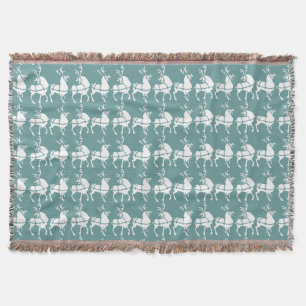 Christmas Blanket Holiday Reindeer Throw Blankets