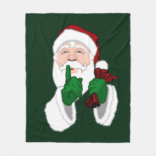 Christmas Blanket Holiday Santa Fleece Blanket
