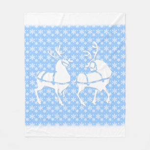 Christmas Blanket Holiday Snowflake Fleece Blanket