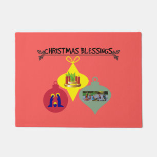 Christmas Blessing Doormat