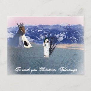 Christmas Blessing Holiday Postcard