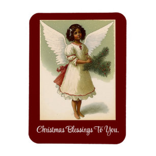 Christmas Blessings Angel Flexible  Magnet
