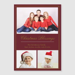 Christmas Blessings Custom Family Photo