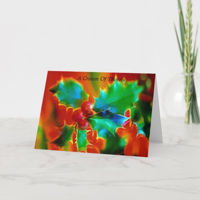 Christmas Blessings Holiday Card (Front)