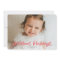 Christmas Blessings Photo Pink Simple Modern Kids