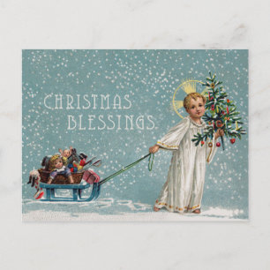 Christmas Blessings Postcard
