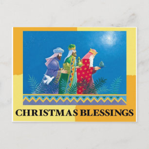 Christmas blessings postcards
