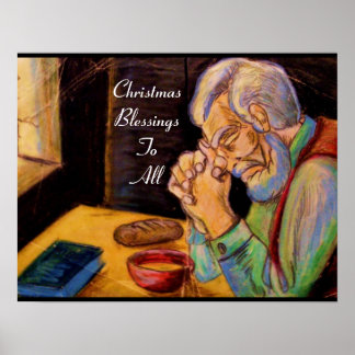 CHRISTMAS BLESSINGS TO ALL poster