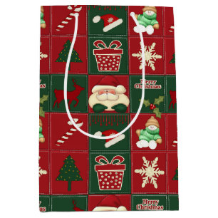 Christmas Blocks-GIFT BAG m