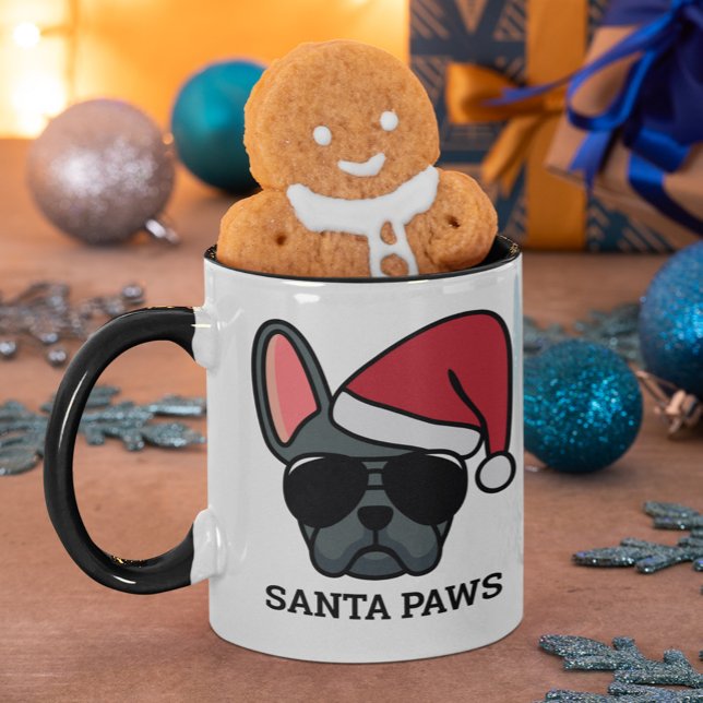 Christmas Blue French Bulldog Mug (Creator Uploaded)