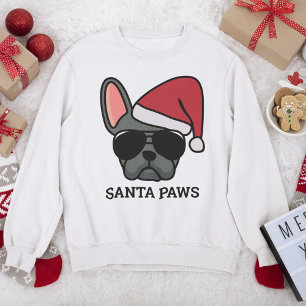 Christmas Blue French Bulldog Sweatshirt