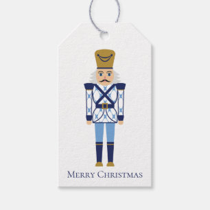 Christmas Blue Nutcracker Gift Tags, Tags