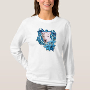 Christmas - Blue Snowflake - Pitbull - Petey T-Shirt