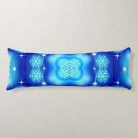 Christmas blue white snowflake pattern