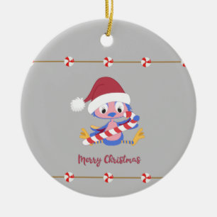 Christmas Bluebird Candy Decor Custom Year    Ceramic Tree Decoration
