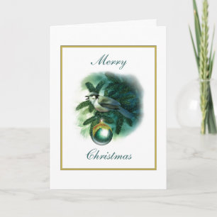 Christmas Bluebird Card