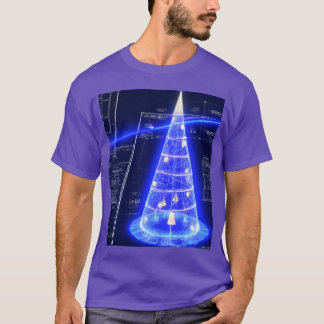 Christmas Blueprint Christmasree Blueprint gift T-Shirt