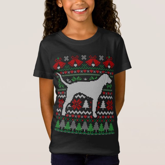 Christmas Bluetick Coonhound Gift T-Shirt (Front)