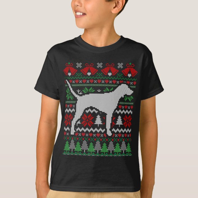 Christmas Bluetick Coonhound Gift T-Shirt (Front)