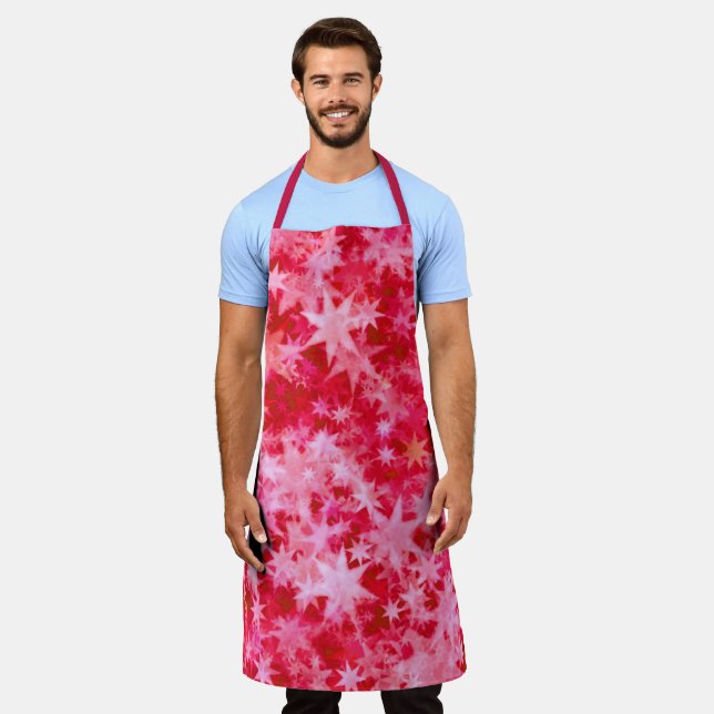 Christmas Blush of the Stars Apron (Worn)