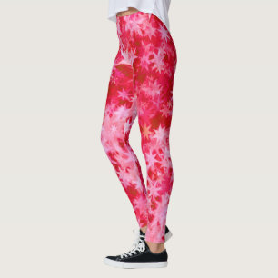 Christmas Blush of the Stars Leggings