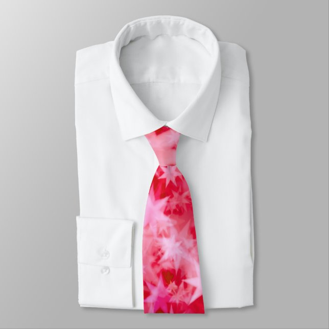 Christmas Blush of the Stars Tie (Tied)