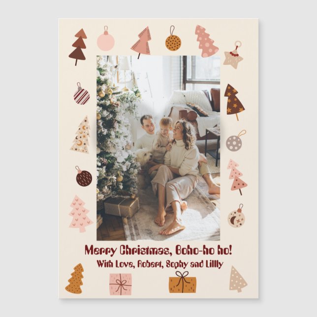 Christmas Boho Merry Christmas Boho ho ho! (Front)