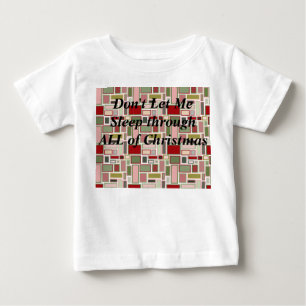 Christmas Boho Rectangles Baby T-Shirt
