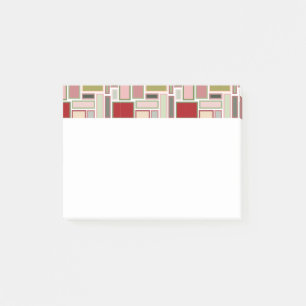 Christmas Boho Rectangles Post-it Notes