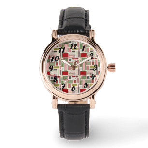 Christmas Boho Rectangles Watch
