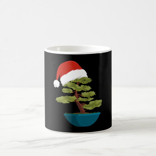 Christmas Bonsai Tree Gift Coffee Mug (Center)