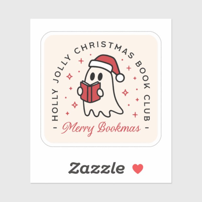 Christmas book club ghost preppy aesthetic (Sheet)