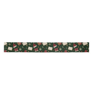 Christmas Book Lovers Traditional Satin Ribbon
