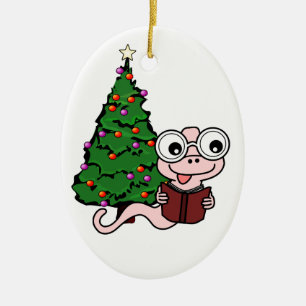 Christmas Bookworm Ornament