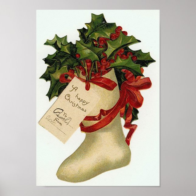 Christmas Boot Poster (Front)