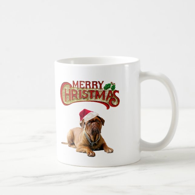 Christmas Bordeauxdog Coffee Mug (Right)