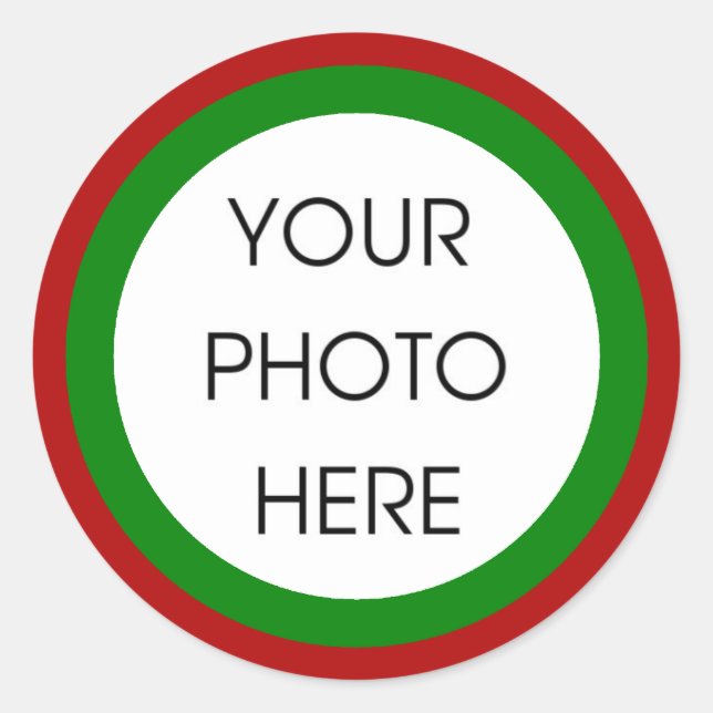 Christmas Border Template Stickers (Front)