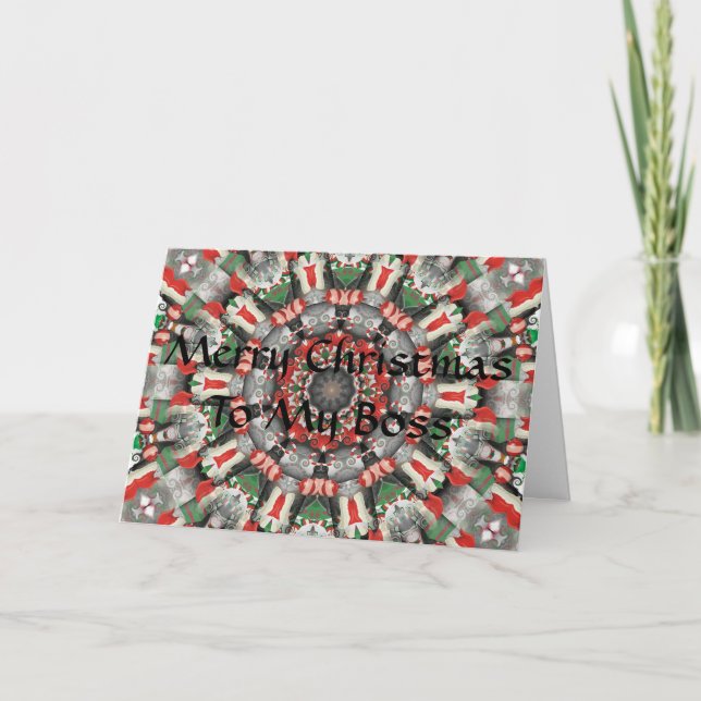 Christmas Boss Card (Front)