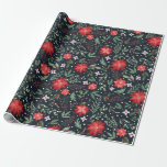 Christmas Botanical Berries Farmhouse Country   Wrapping Paper<br><div class="desc">Christmas Botanical Berries Farmhouse Country Gift Wrapping Sheets Set - Set features gorgeous holiday botanicals with greenery and red berries, sage green pattern and red and white gingham. Perfect for your Christmas gifts this holiday season and they look so pretty under the tree! Gift wrapping set is part of a...</div>