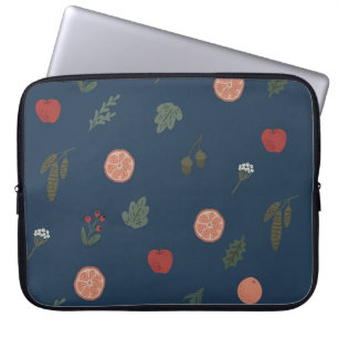 Christmas botanical seamless vintage beautiful pat laptop sleeve