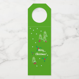 Christmas Bottle Hanger Tag