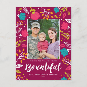 Christmas Bounty Holiday Postcard