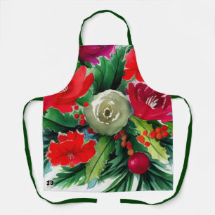 Christmas Bouquet Apron
