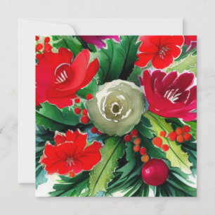 Christmas Bouquet Holiday Card