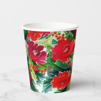 Christmas Bouquet Paper Cups