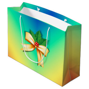 Christmas Bow Large Gift Bag